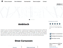 Tablet Screenshot of ambitech.nl